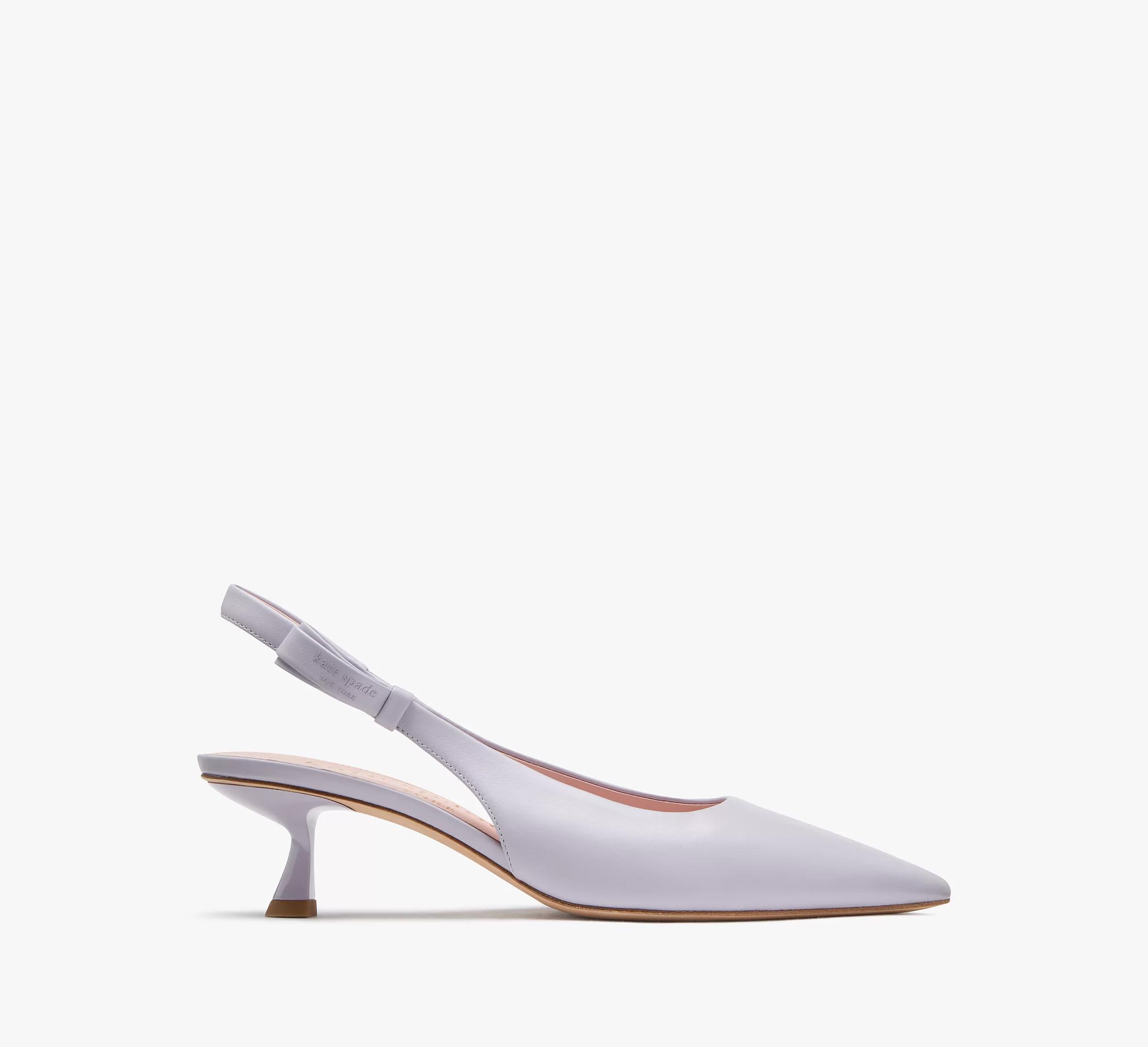 Riley Slingback Smooth Leather Kitten Heel Product Image