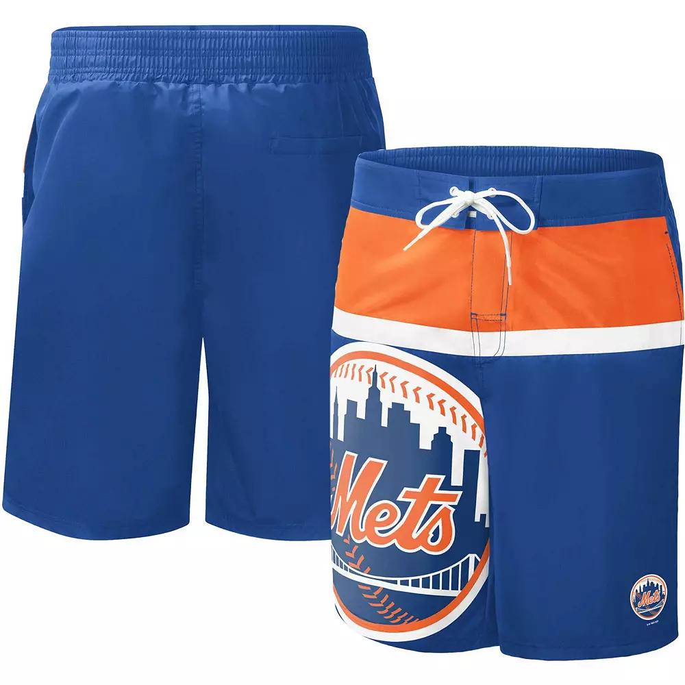 Men's G-III Sports by Carl Banks Royal New York Mets Sea Wind Swim Shorts,  Product Image