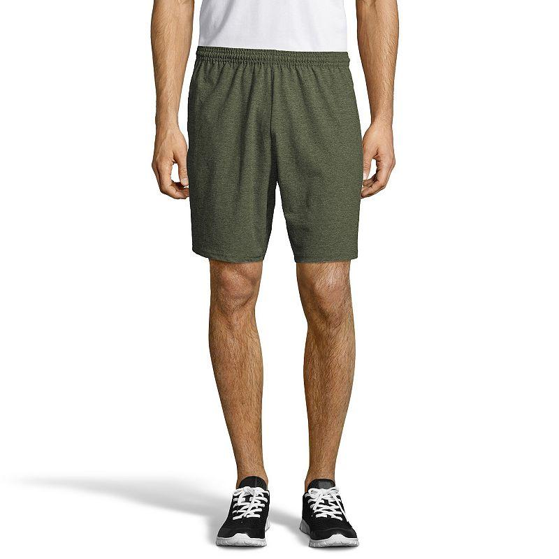 Men's Hanes® ComfortSoft Jersey Pocket Shorts,  Product Image