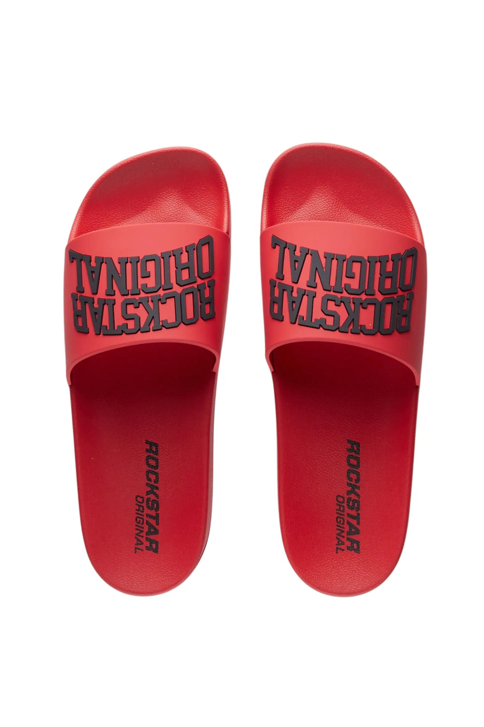 Marjorie Red Slides Female Product Image