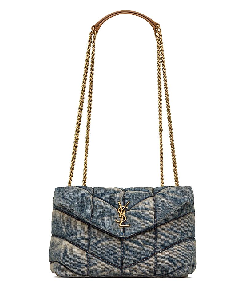 Womens Puffer Toy Shoulder Bag in Quilted Lambskin Product Image