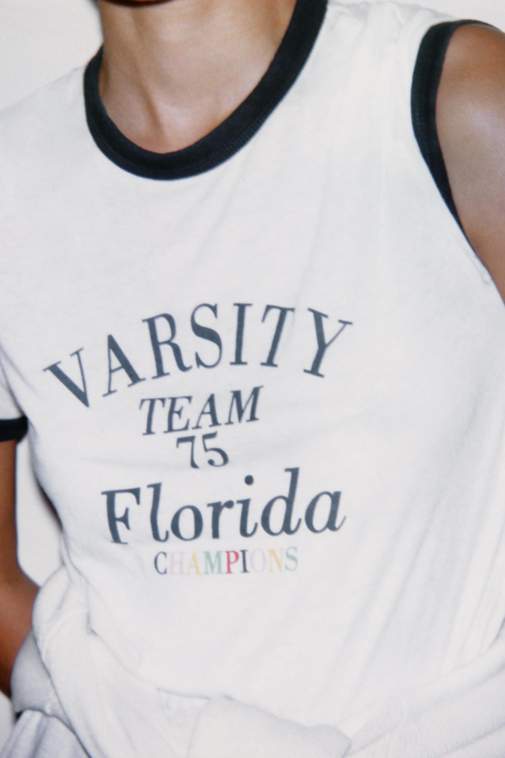 FLAMÉ TEXT T-SHIRT Product Image