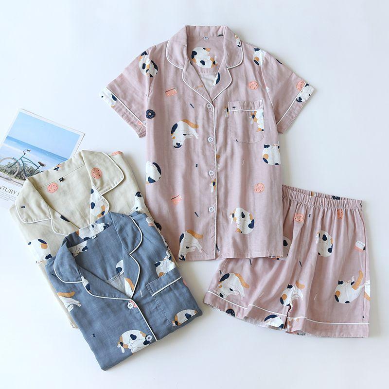 Couple Matching Print Pajama Set Product Image