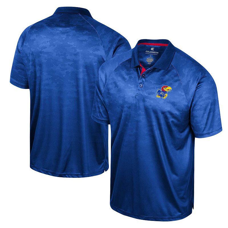 Men's Colosseum Cardinal Iowa State Cyclones Honeycomb Raglan Polo,  Product Image