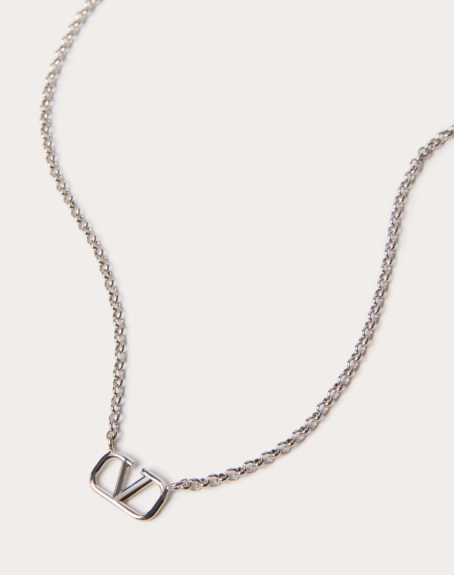 Vlogo Signature Metal Necklace Product Image