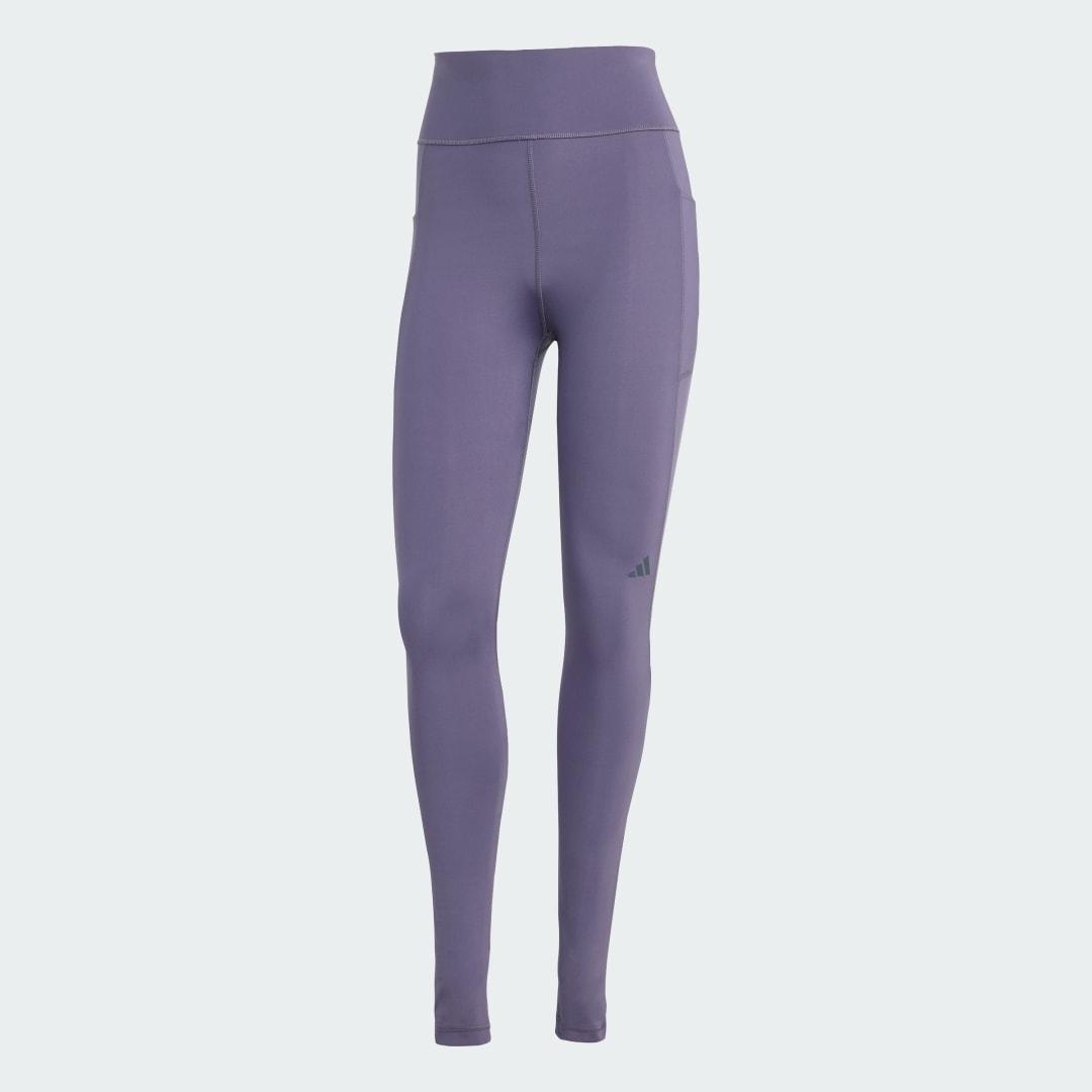 adidas Own the Run Full-Length Leggings Trace Brown S Womens Product Image