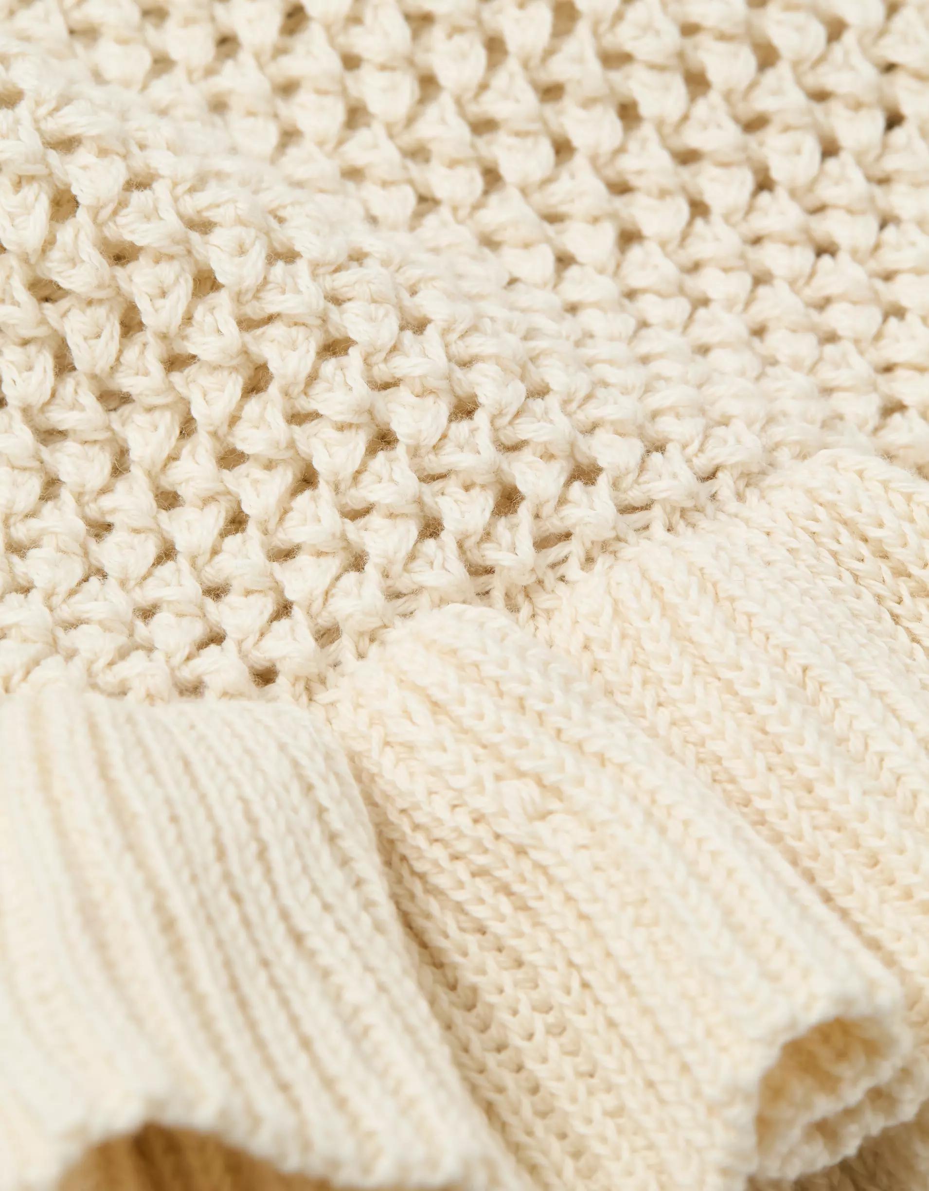 AE Crochet Peplum Tank Top Product Image