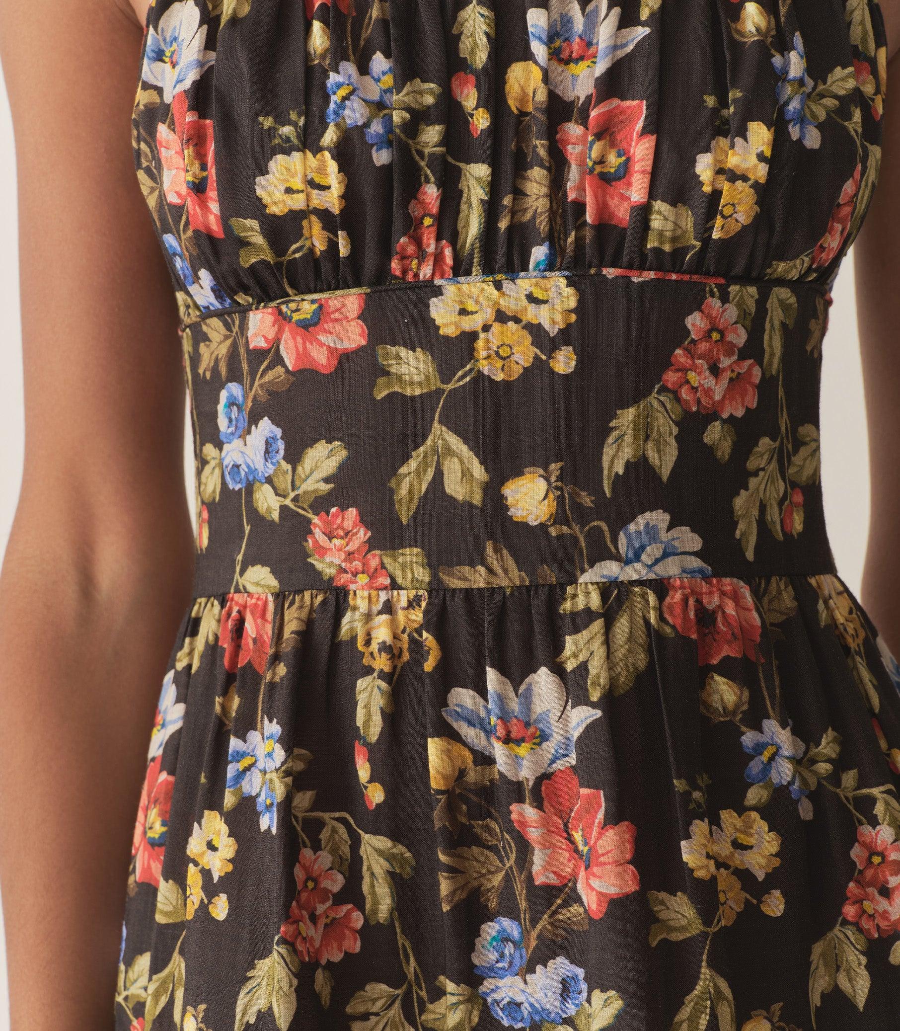 BENOIT DRESS -- NOIR WILD ROSE Product Image