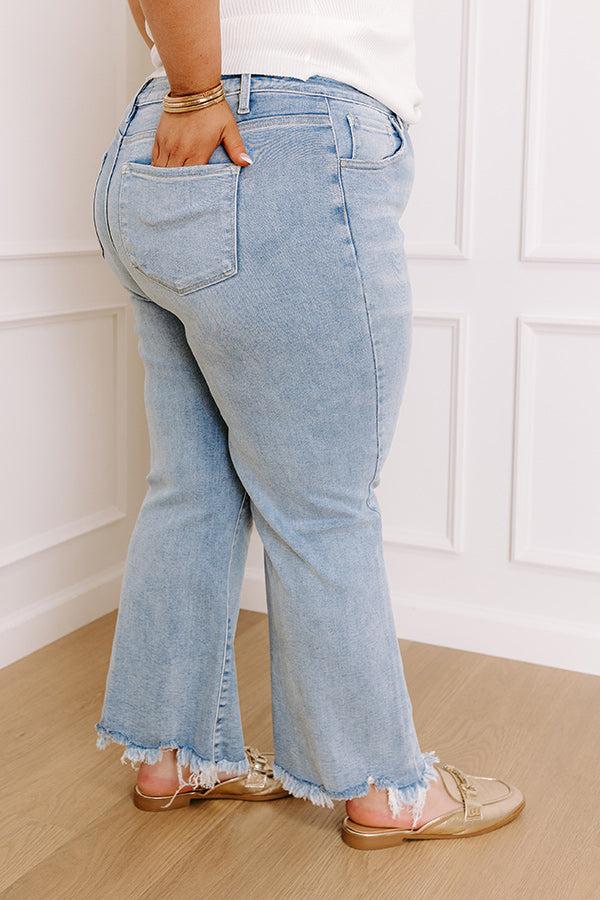 RISEN Kinsley Midrise Straight Leg Jean Curves Product Image