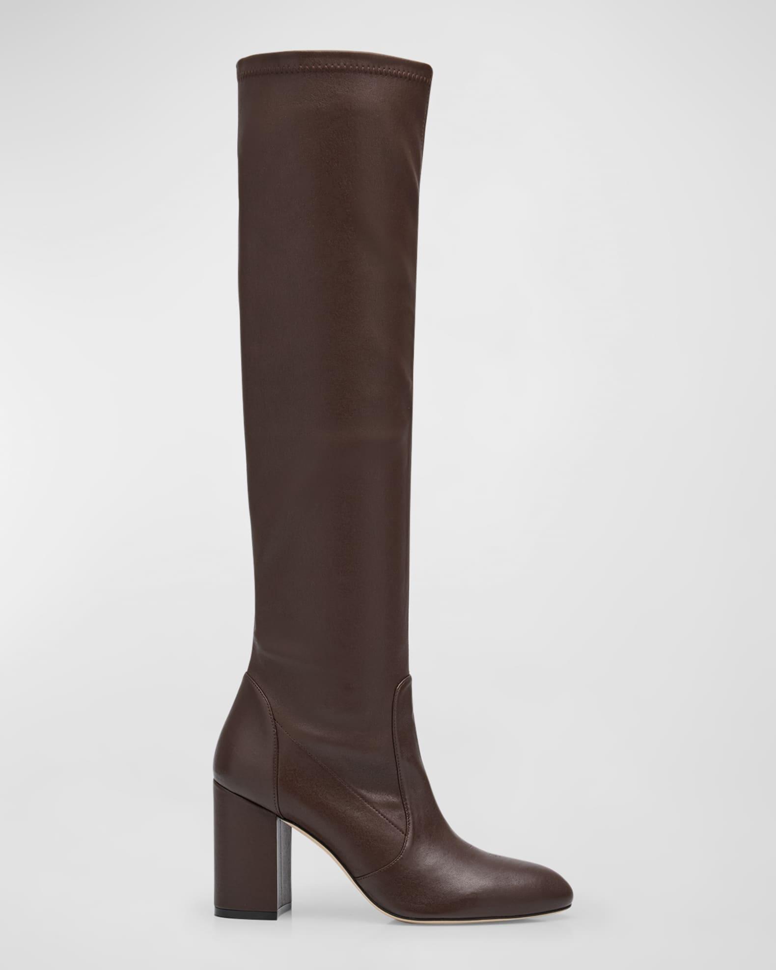 Yuliana Leather Knee Boots Product Image