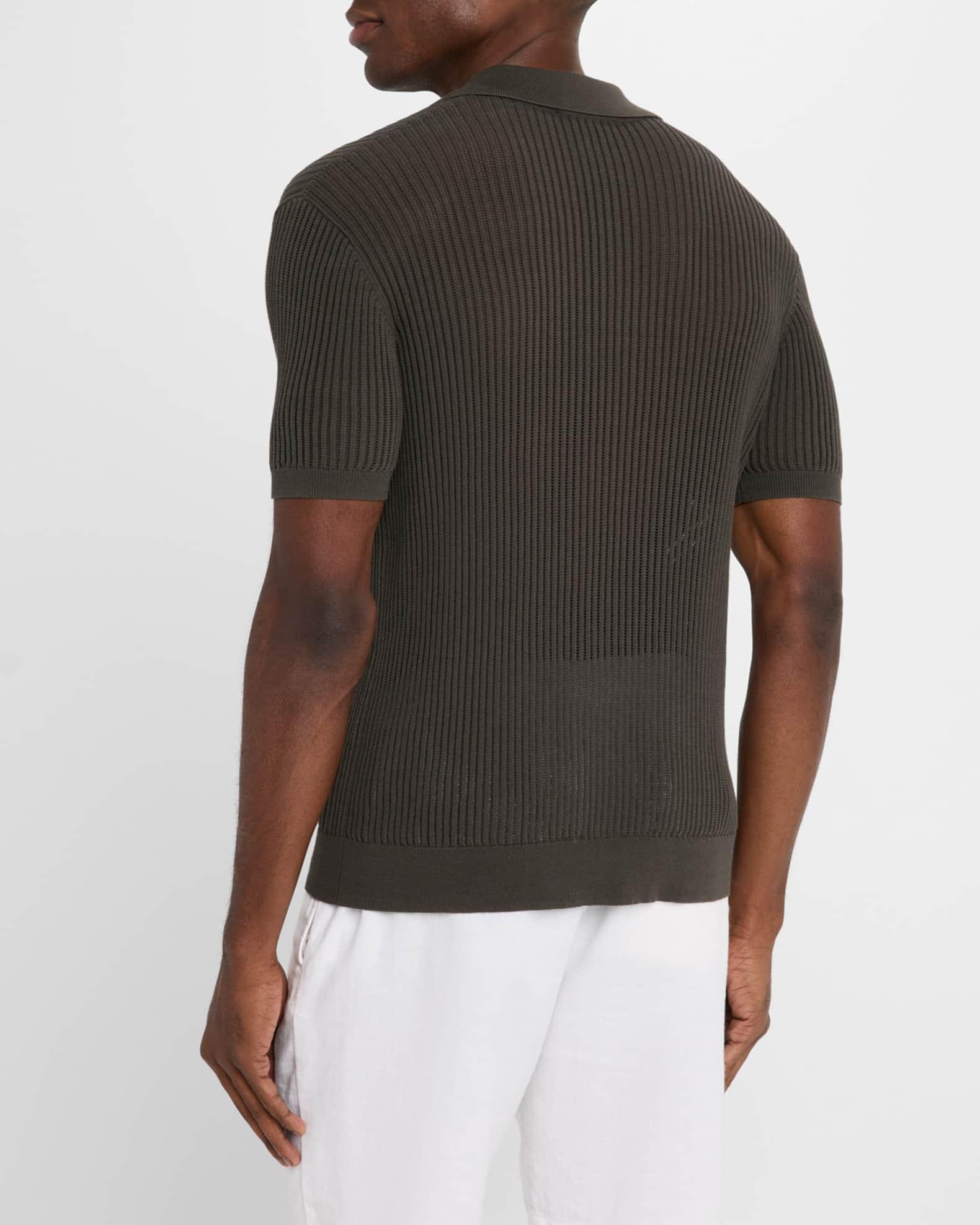 Men's Vidal Ribbed Polo Shirt Product Image