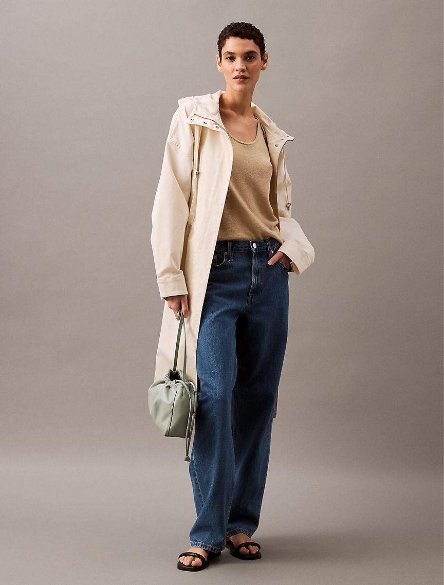 Linen Blend Sweater Tank Top Product Image