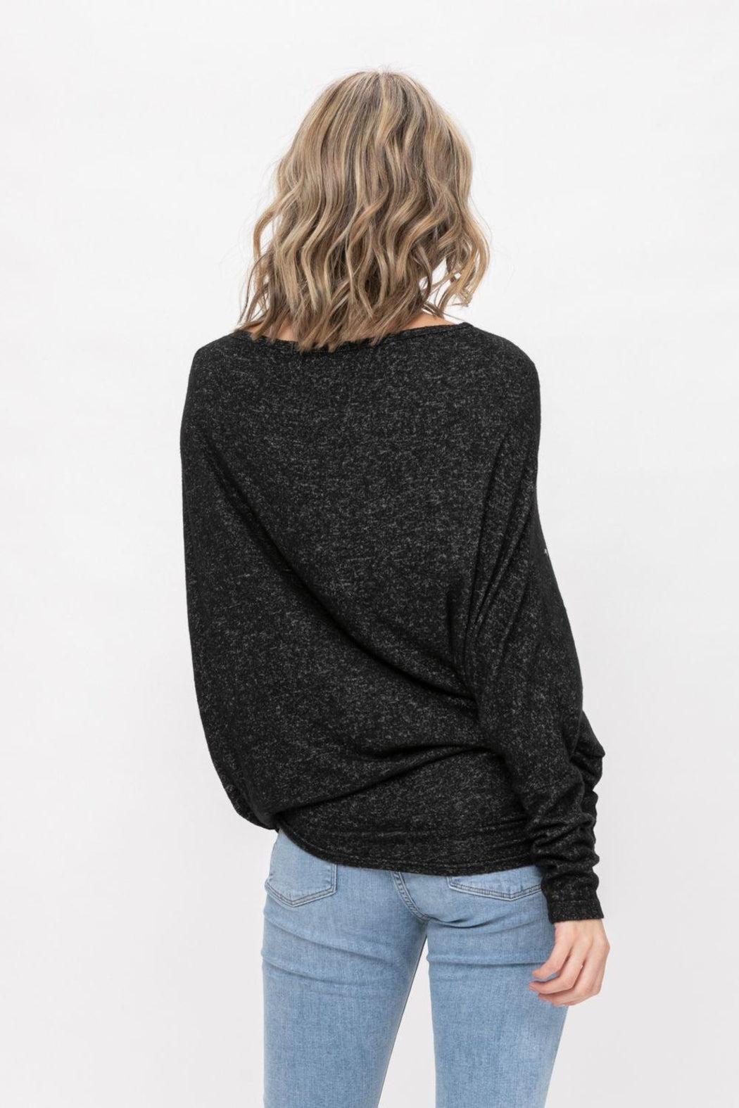Casual Pullover Dolman Batwing Sweater Product Image