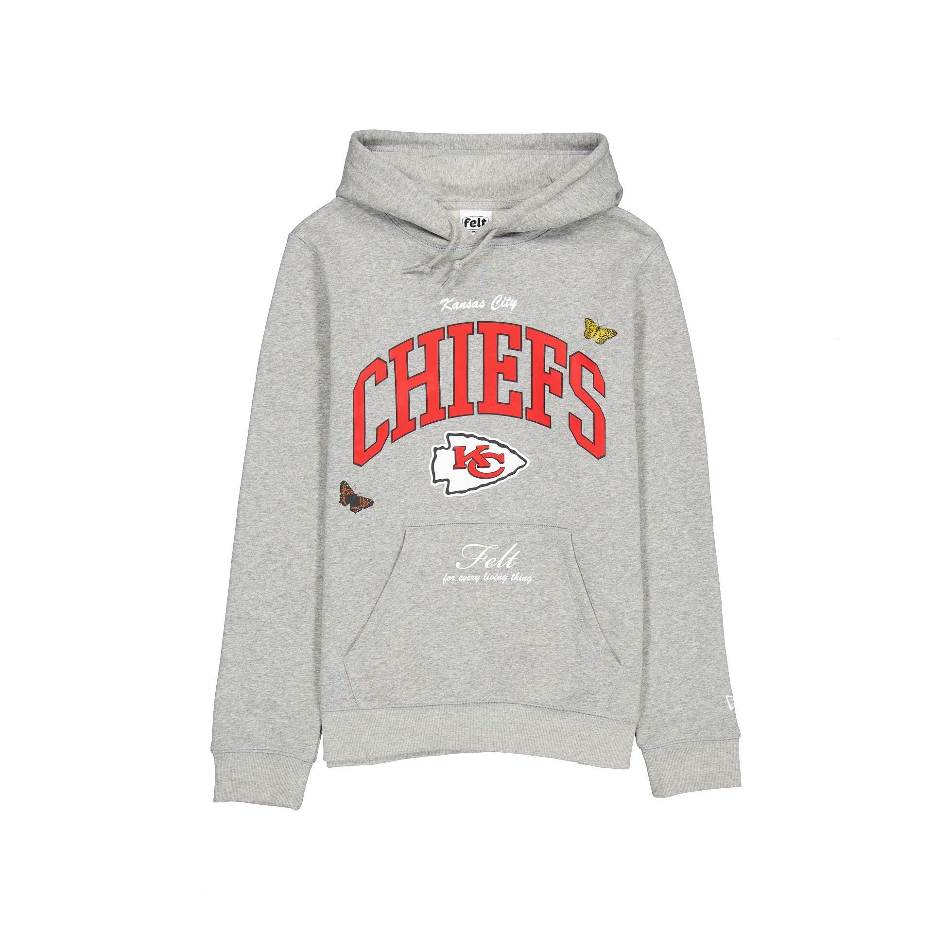 FELT x Los Angeles Chargers Gray Hoodie Male Product Image
