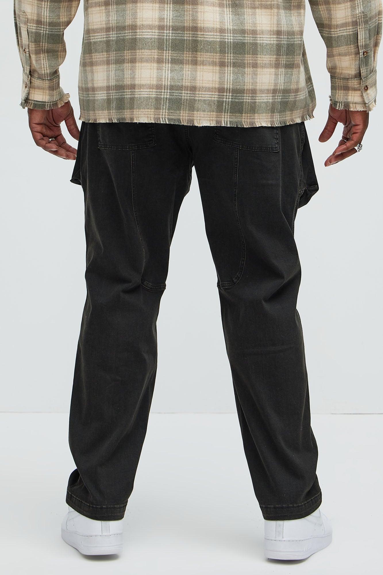 Pillar E-Waist Slim Jeans - Black Product Image