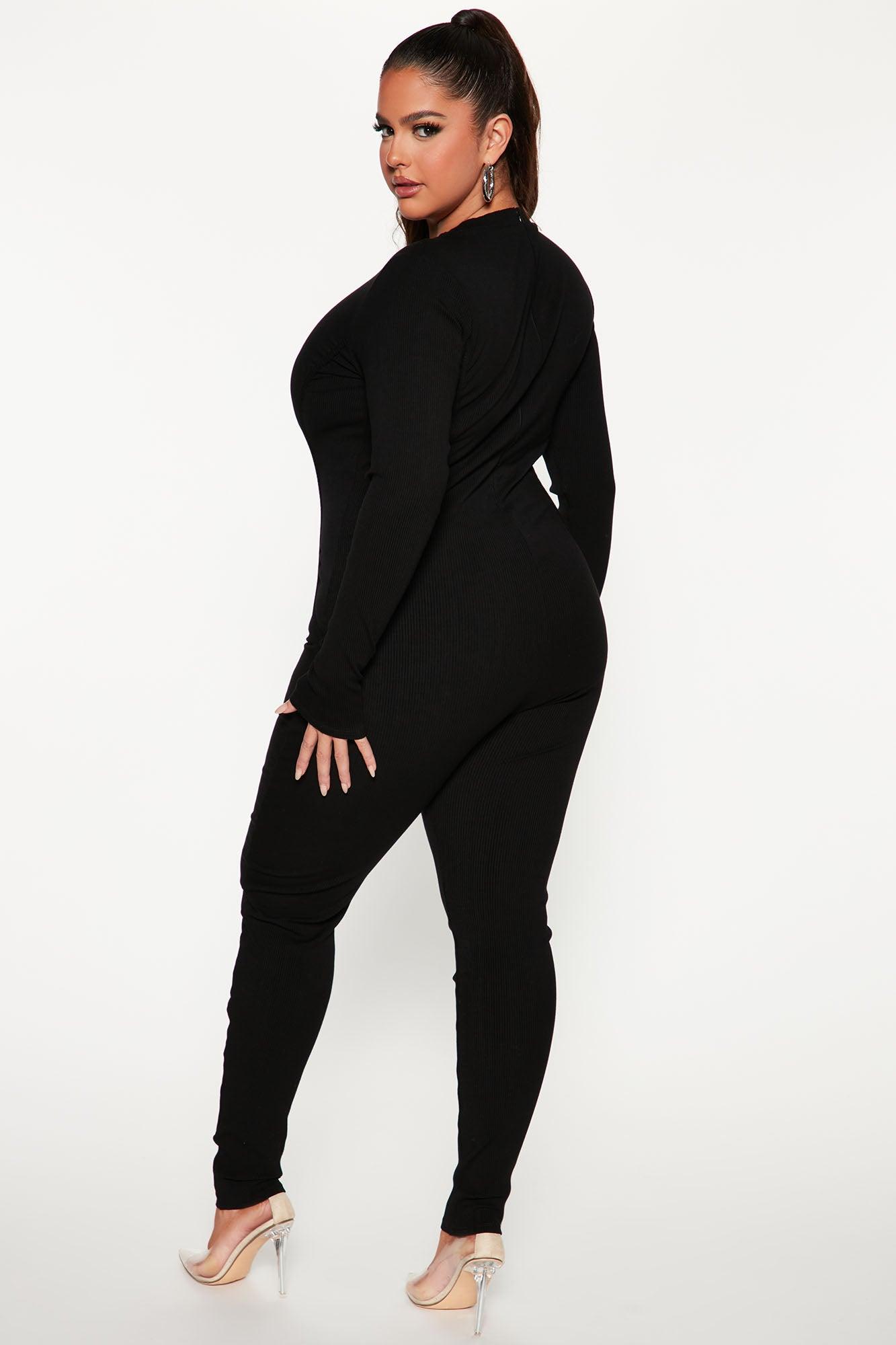 Keaton Snatched Jumpsuit - Black Product Image