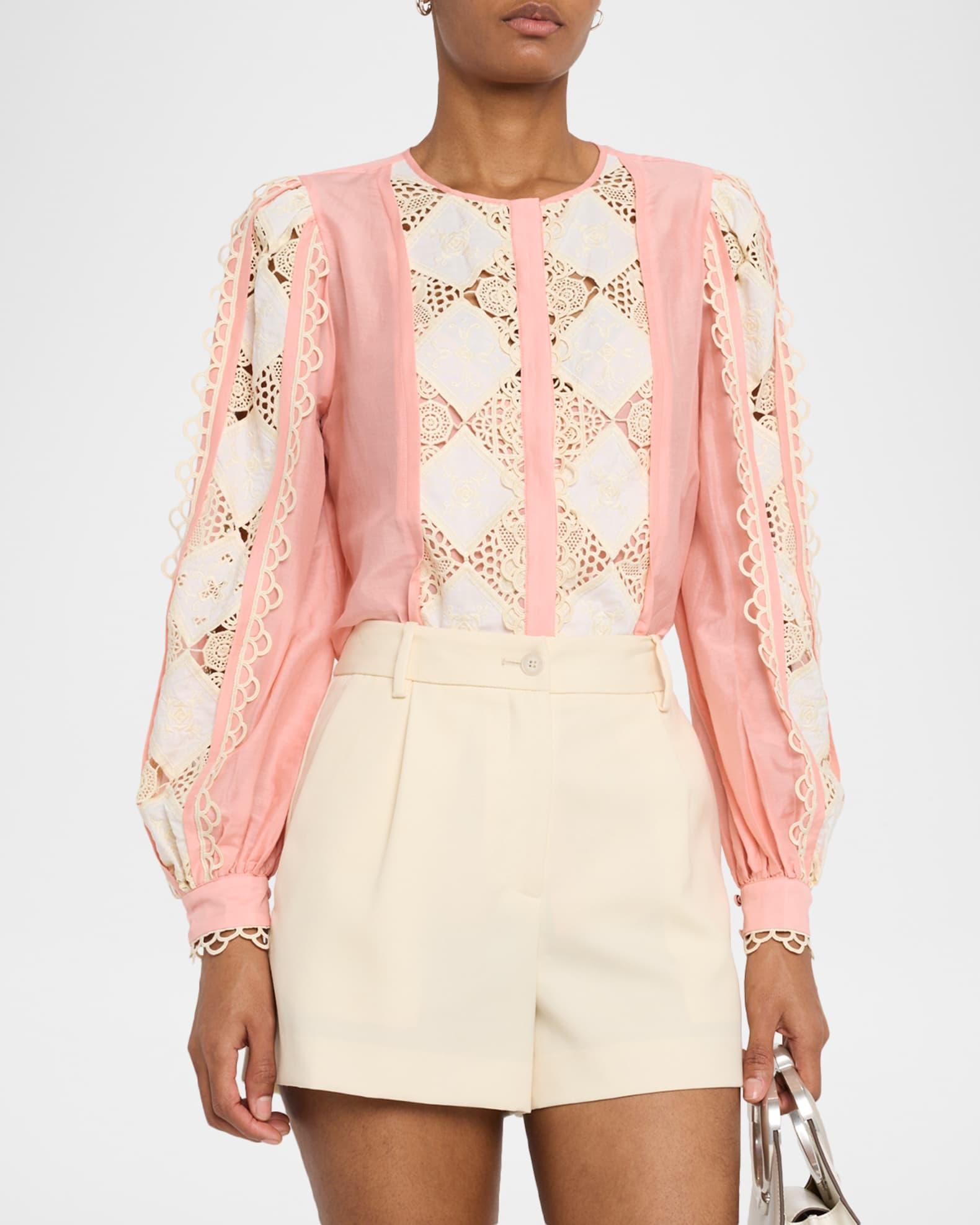 Novi Lace-Embellished Blouse Product Image