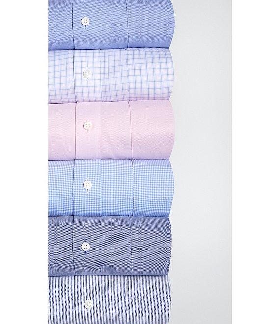 Cremieux Classic Fit Non-Iron Spread Collar Plaid Printed Dress Shirt Product Image