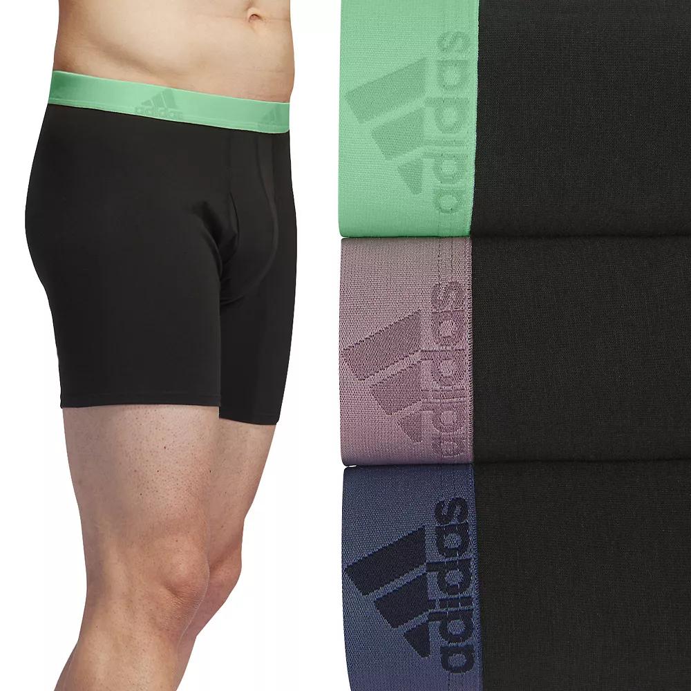 Men's adidas 3-pack Cotton Stretch Boxer Briefs,  Product Image