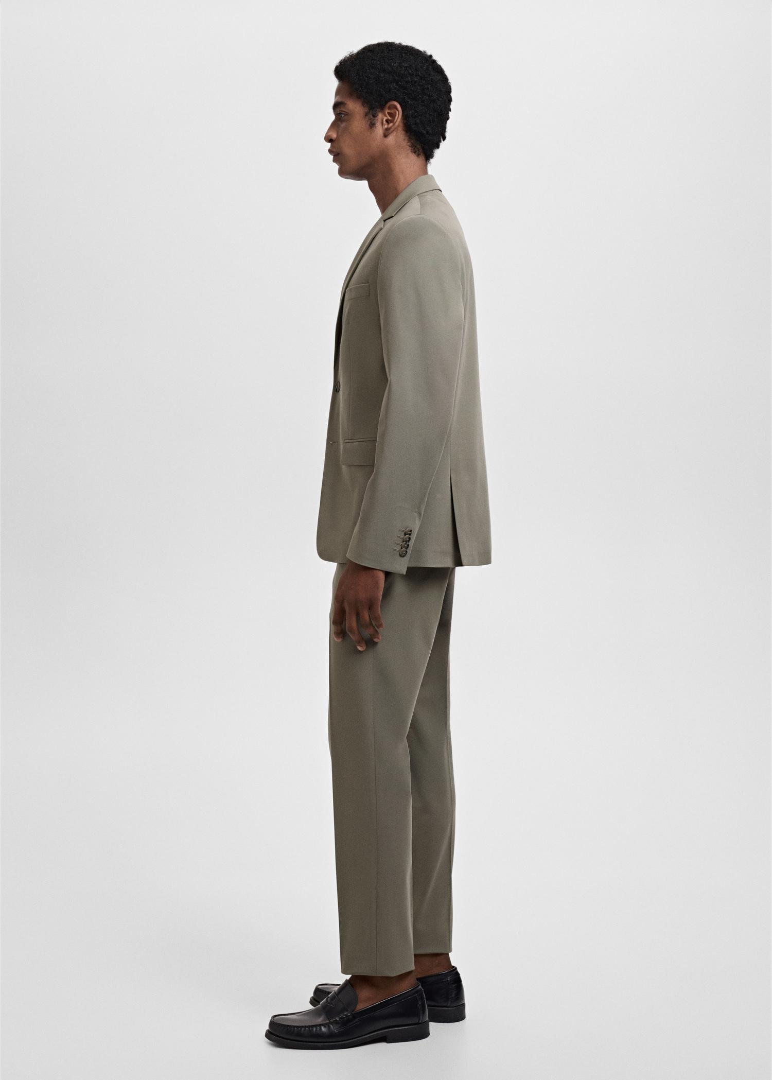 Stretch fabric super slim-fit suit trousers - Men | MANGO USA Product Image