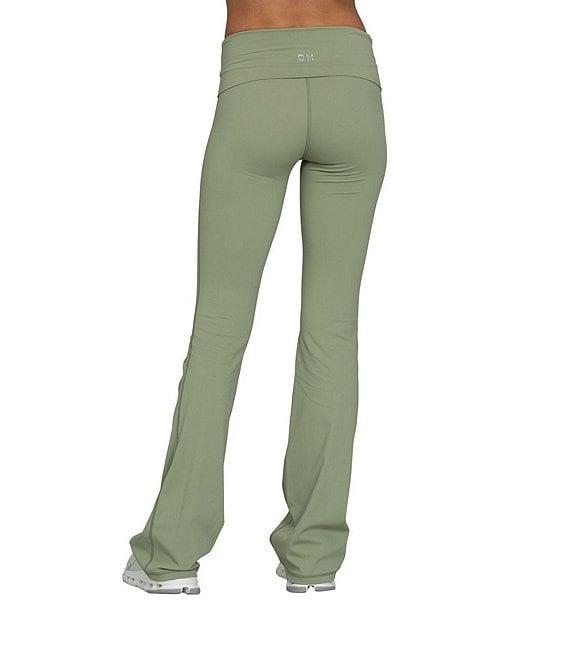 GOLD HINGE Essential Foldover High Rise Flare Pants Product Image