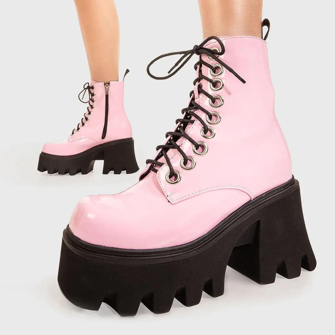 Run To You Chunky Platform Ankle Boots Product Image