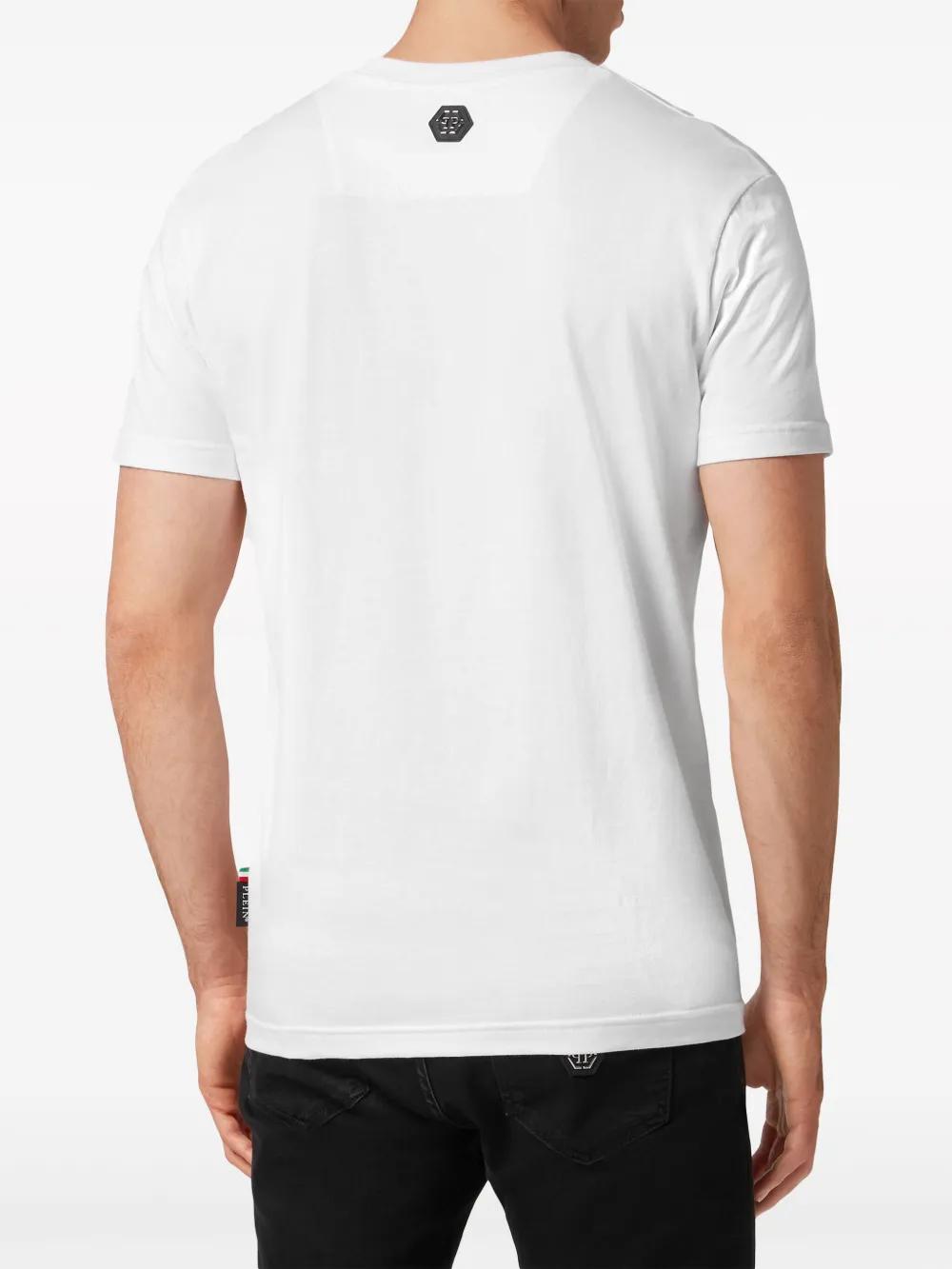 Smile-print cotton T-shirt Product Image