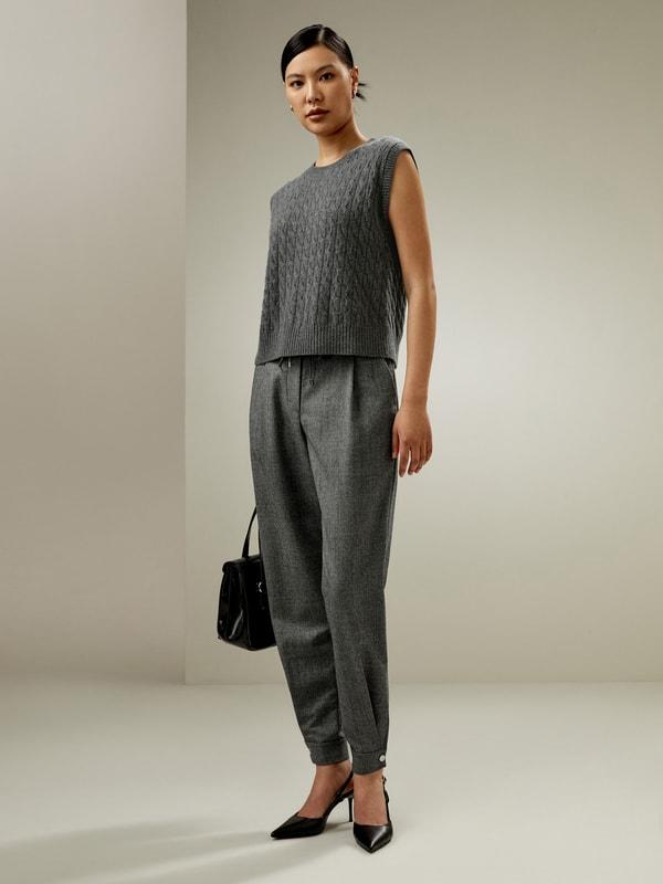 Glen Flex Worsted Trousers Product Image