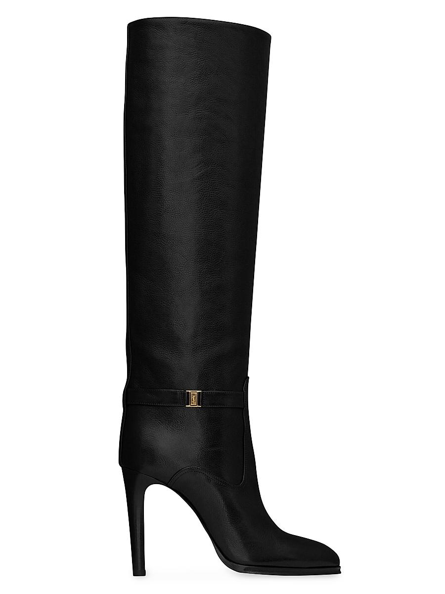 Womens Diane Boots In Grained Leather Product Image