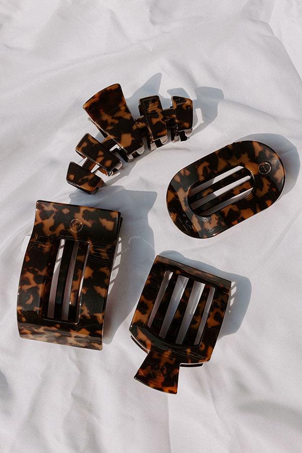 Classic Large Hair Claw Clip in Tortoiseshell Product Image