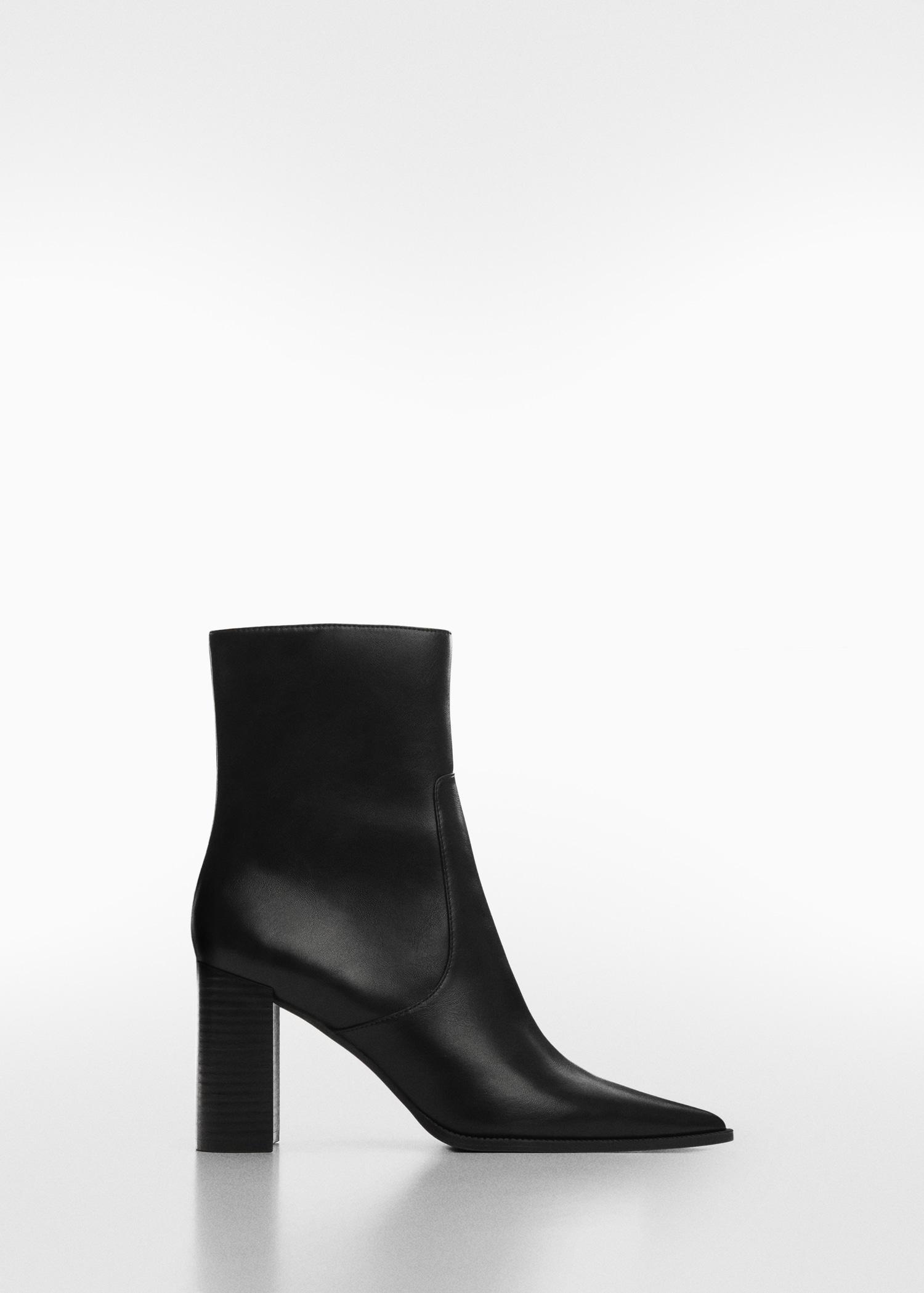 Pointed heel ankle boot - Women | MANGO USA Product Image