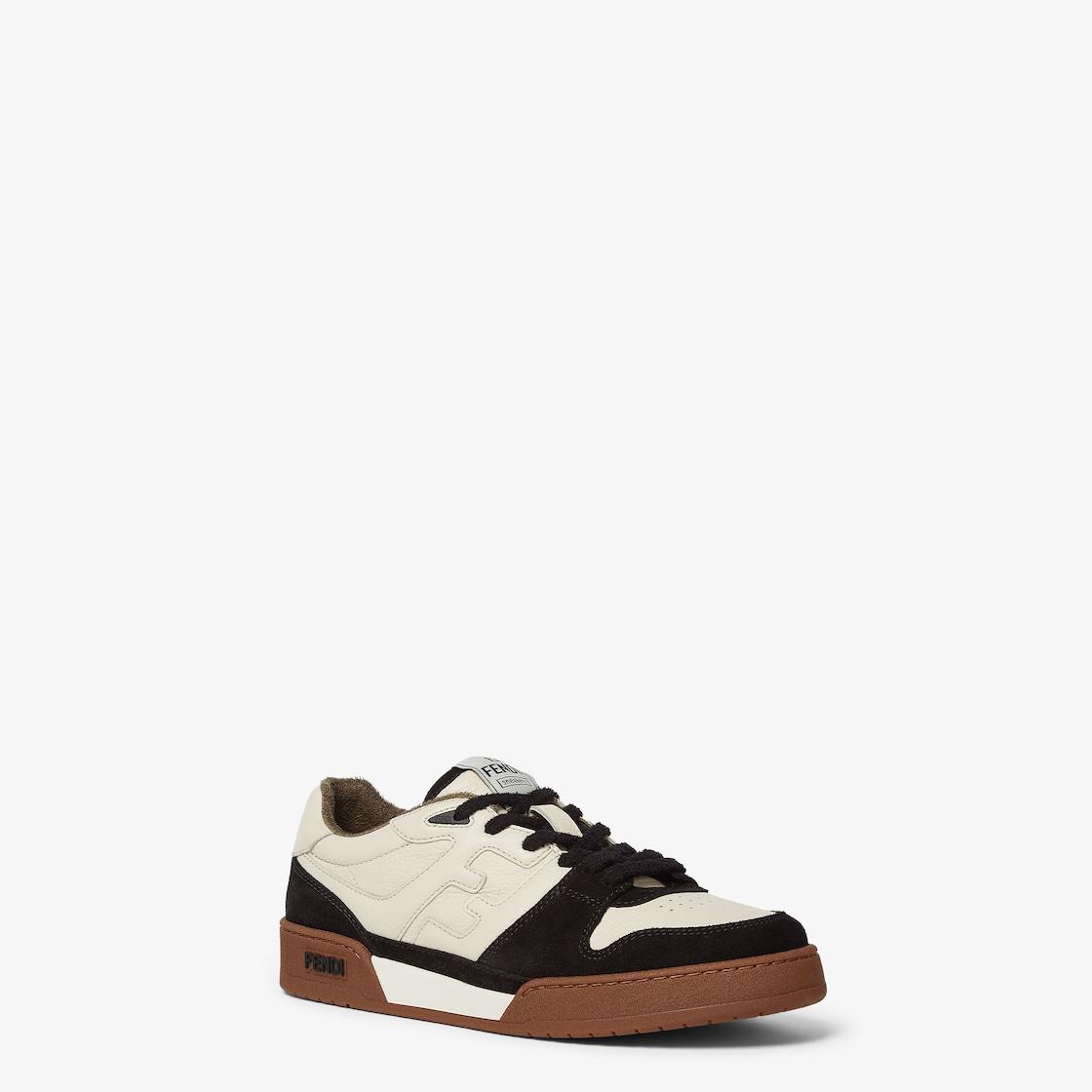 Fendi Match SneakersLow tops in black suede Product Image