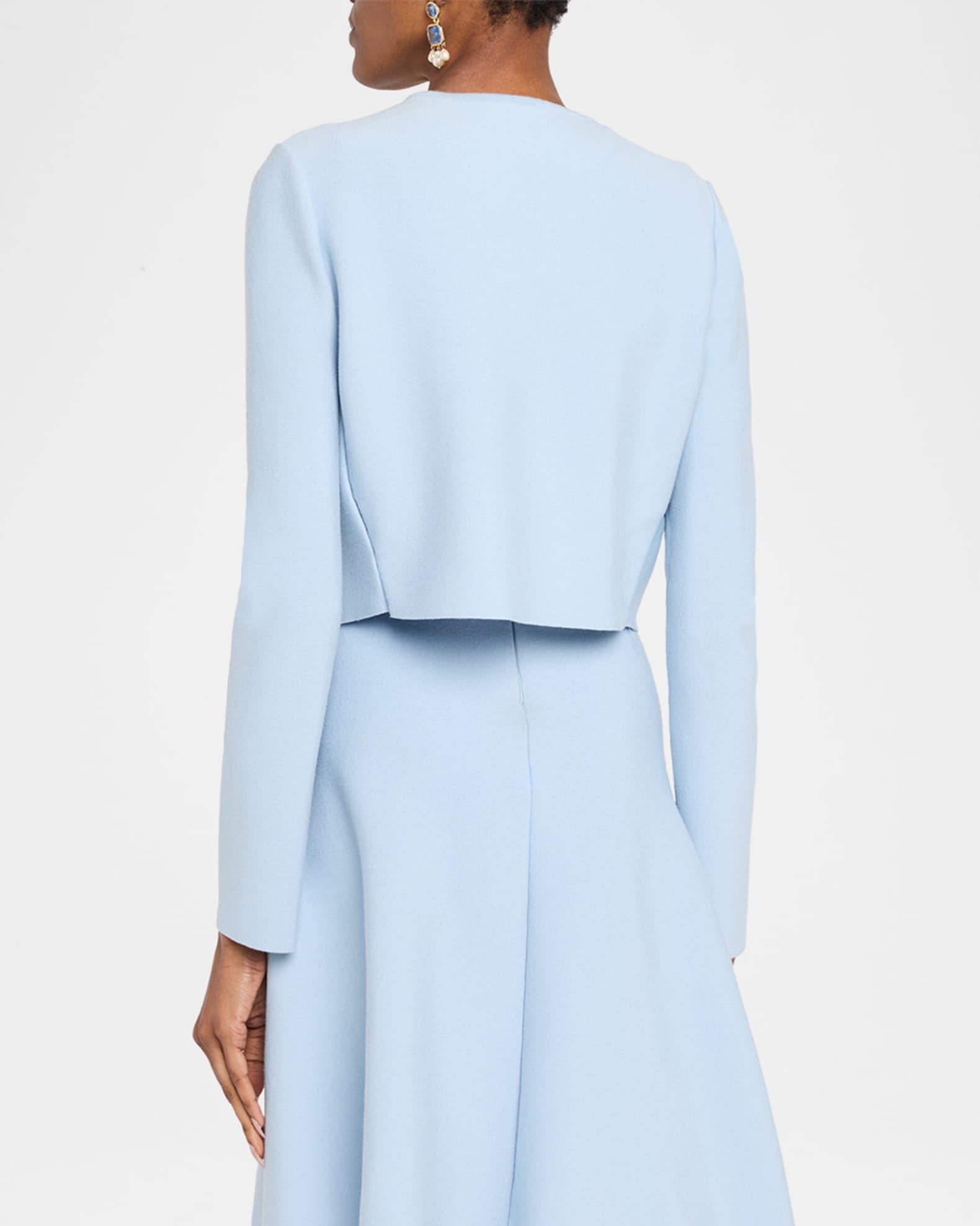 Sequin Flower Crop Fitted Jacket Product Image