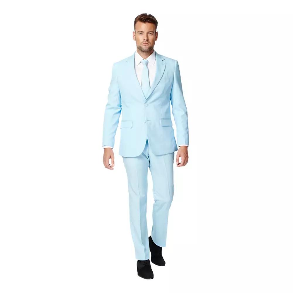 Men's OppoSuits Slim-Fit Solid Suit & Tie Set,  Product Image
