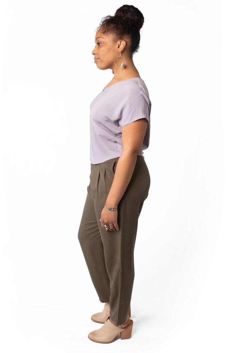 Dolman Top in Lavender Challis Product Image
