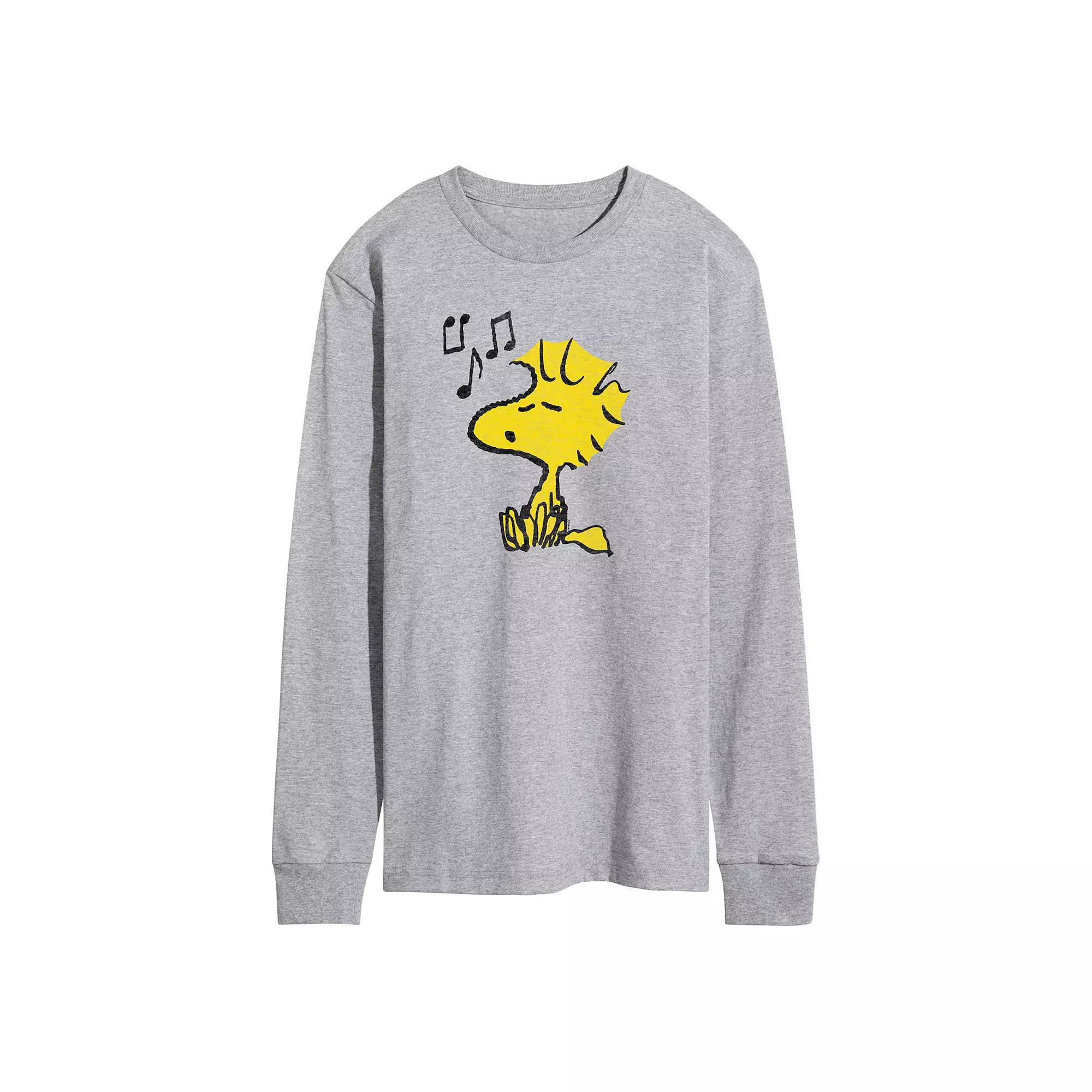 Men's Peanuts Woostock Singing Long Sleeve,  Product Image