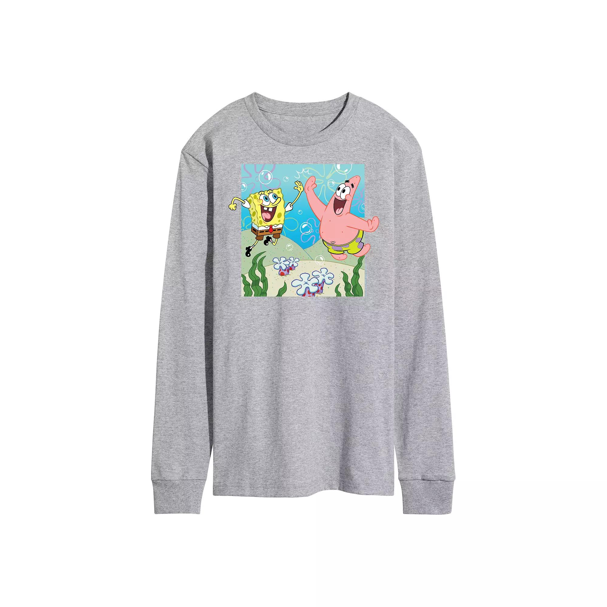 Men's Nickelodeon SpongeBob Squarepants High Five Long Sleeve,  Product Image