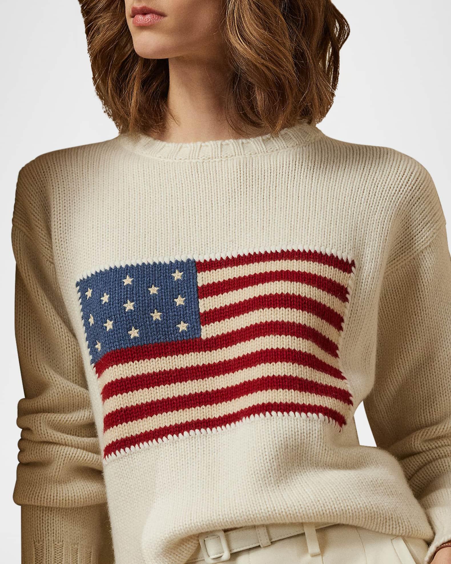 Flag Crewneck Sweater Product Image