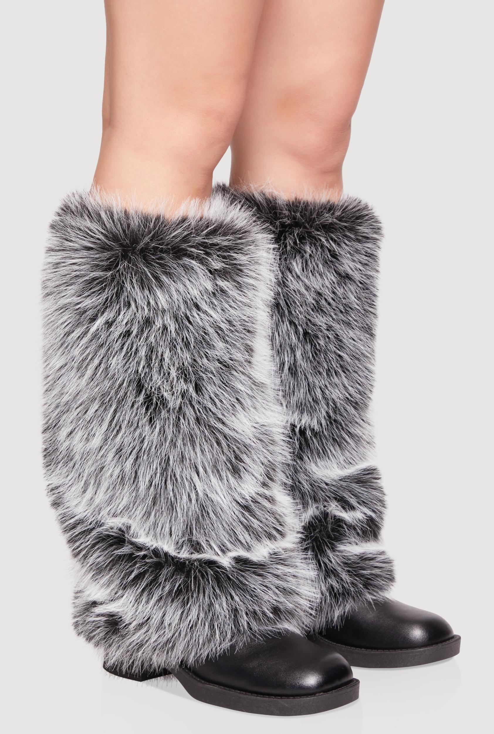 Faux Fur Boot Sleeves Female Product Image