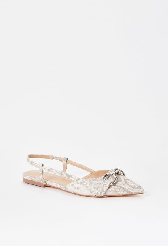 JustFab Margaux Platform Loafer Pump Womens Black/ White Size 8.5 Product Image