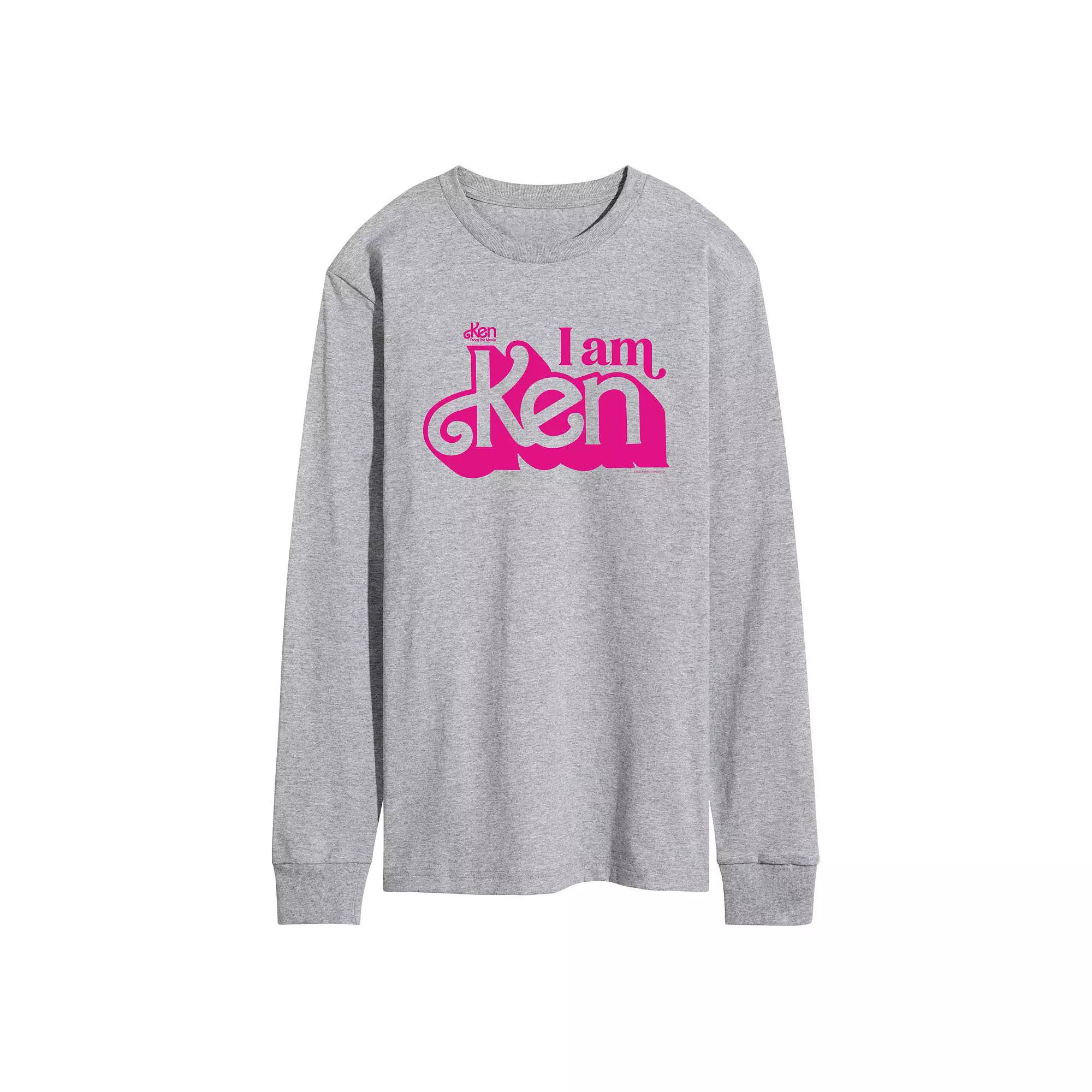 Men's Barbie™ The Movie I Am Ken Long Sleeve Graphic Tee,  Product Image