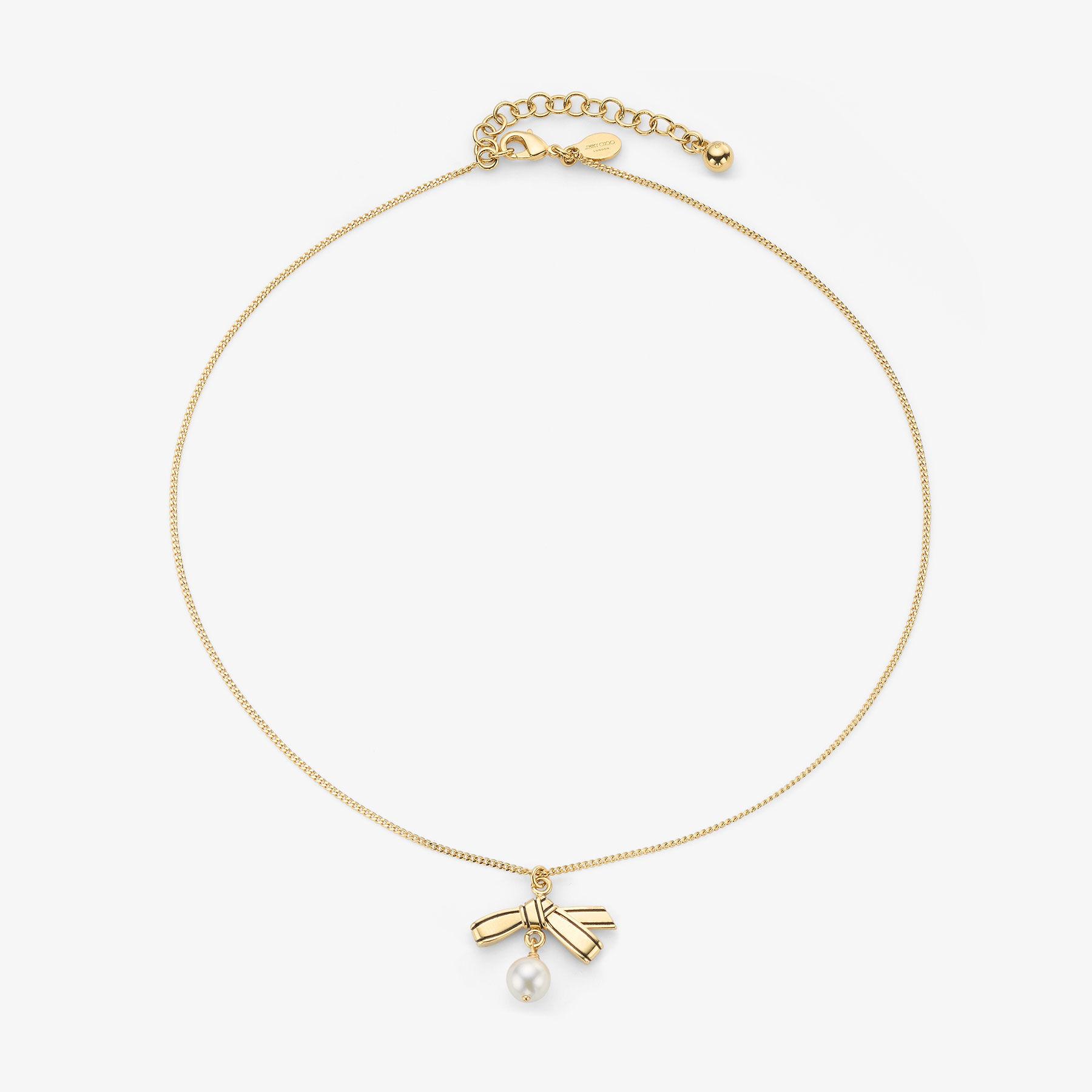 Ribbon Pendant Necklace Product Image