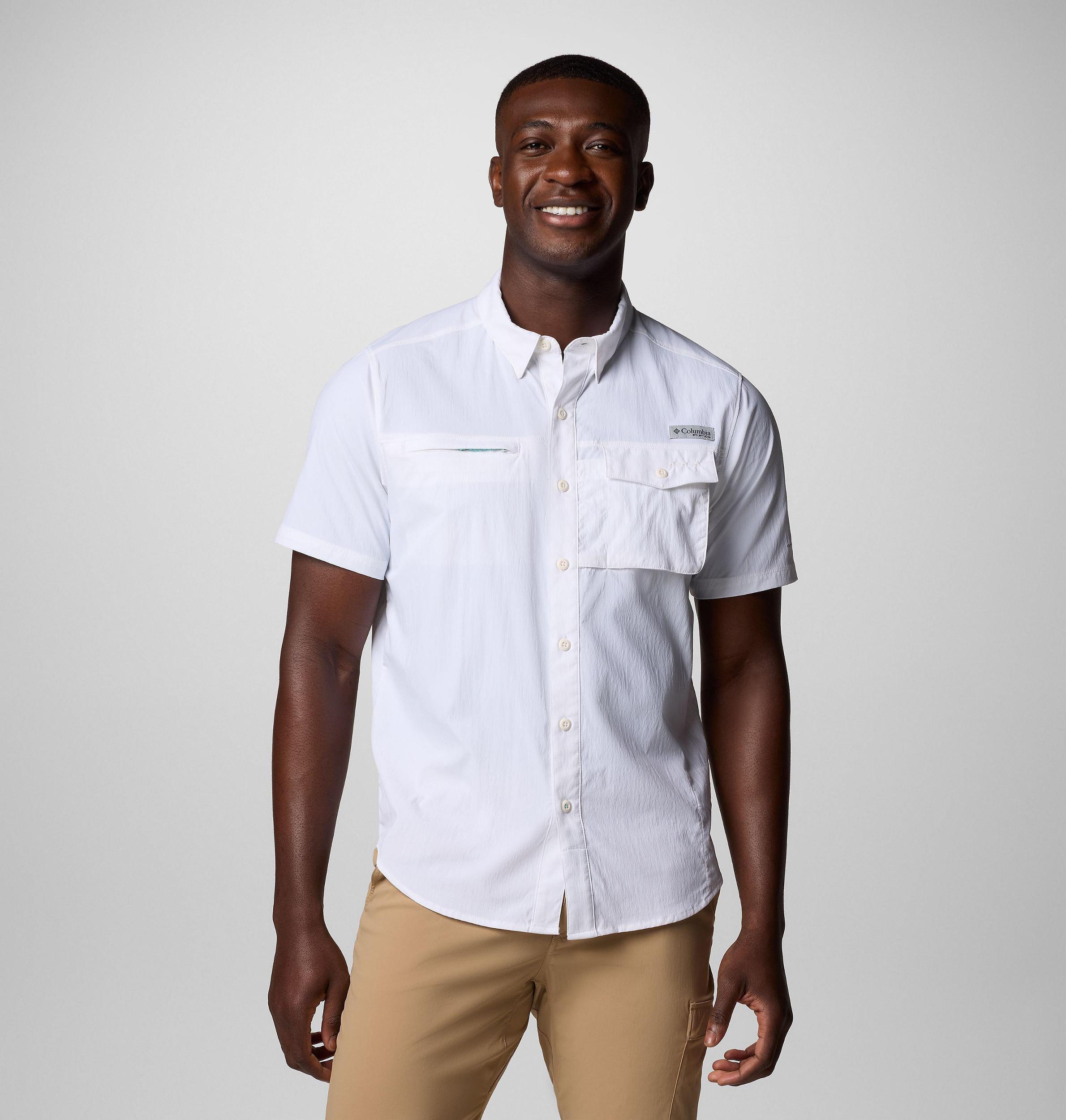 Columbia Mens PFG Wild Cast Short Sleeve Shirt- Product Image