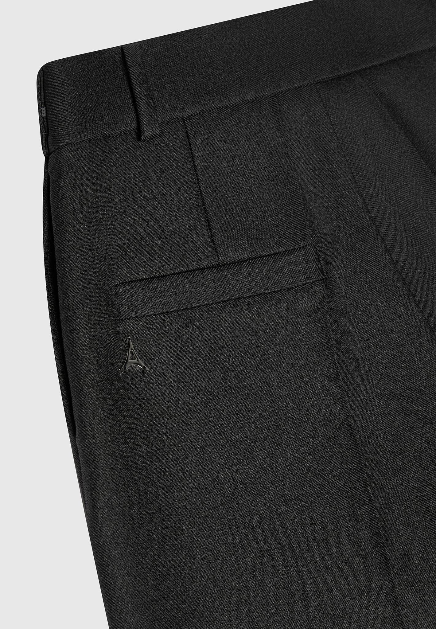 Colette - Wrap Tailored Trousers - Black Female Product Image