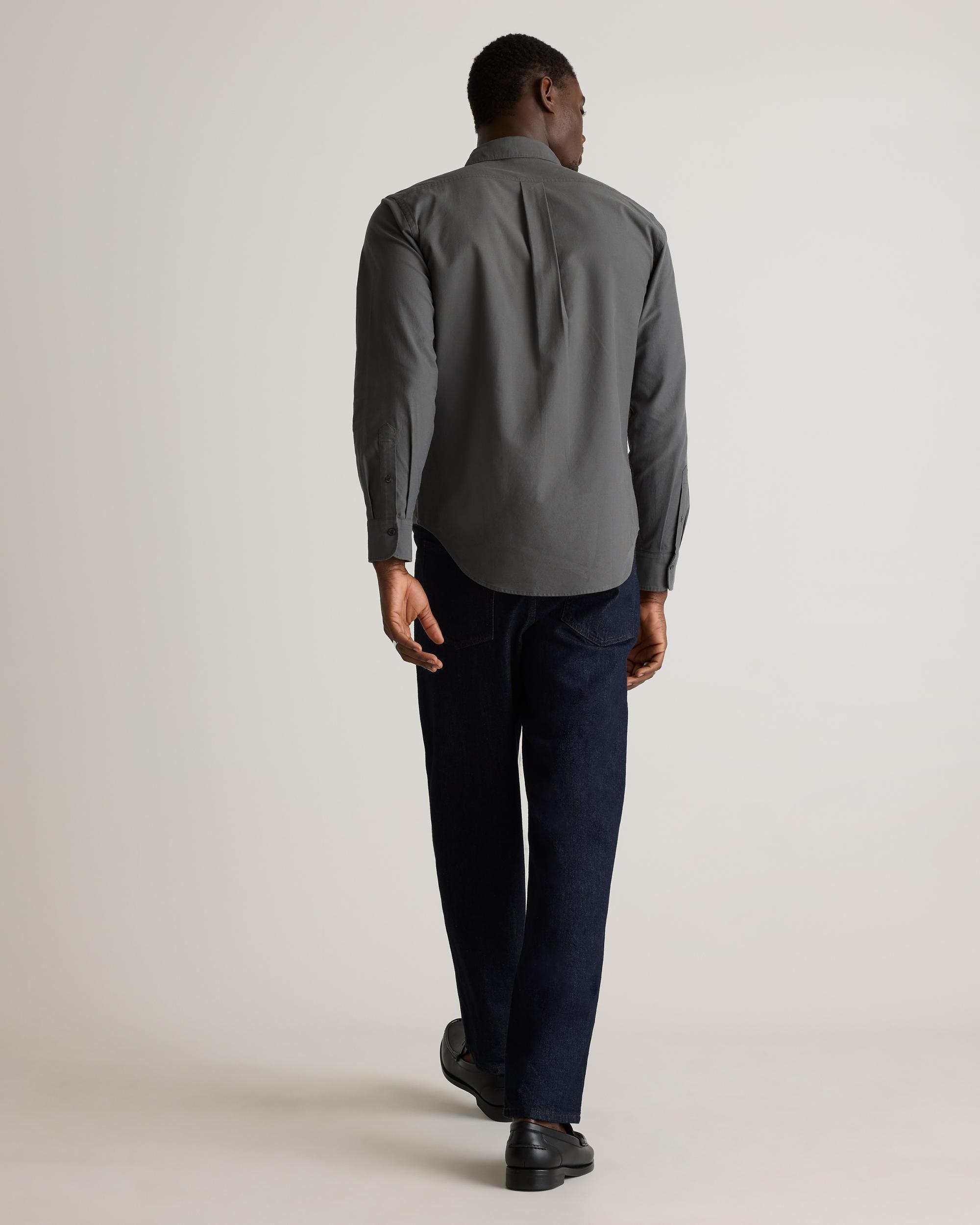 Quince | Men's Stretch Textured Twill Shirt Organic Cotton Product Image