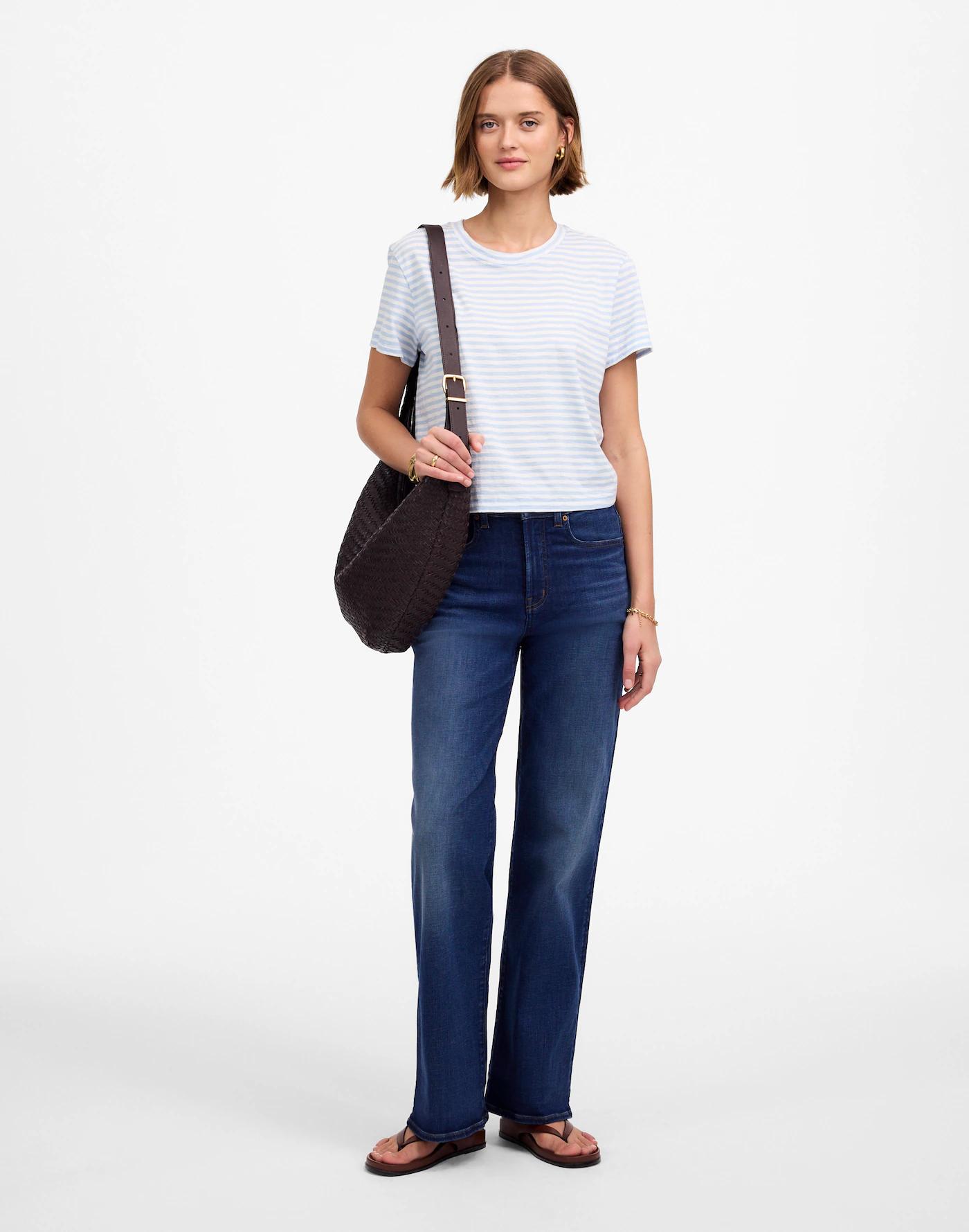 Slub Boxy-Crop Tee Product Image