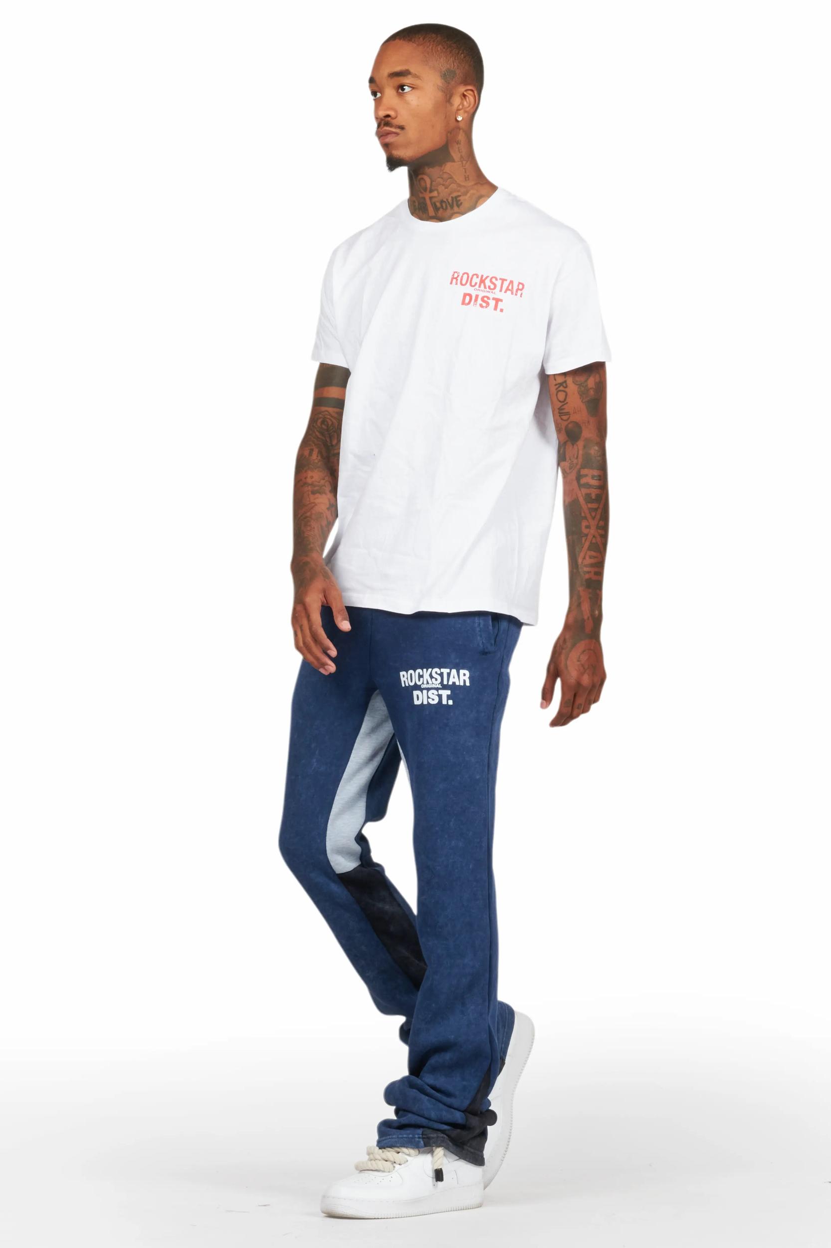 Alpine Vintage Navy Baggy Pant Male Product Image