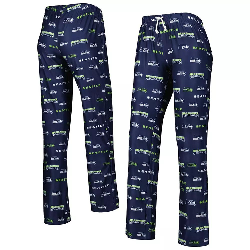 Women's Concepts Sport College Navy Seattle Seahawks Breakthrough Knit Pants, Size: 2XL, Blue Product Image