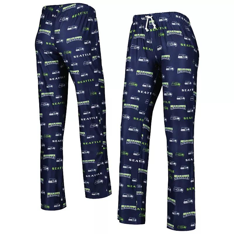 Women's Concepts Sport College Navy Seattle Seahawks Breakthrough Knit Pants, Size: 2XL, Blue Product Image