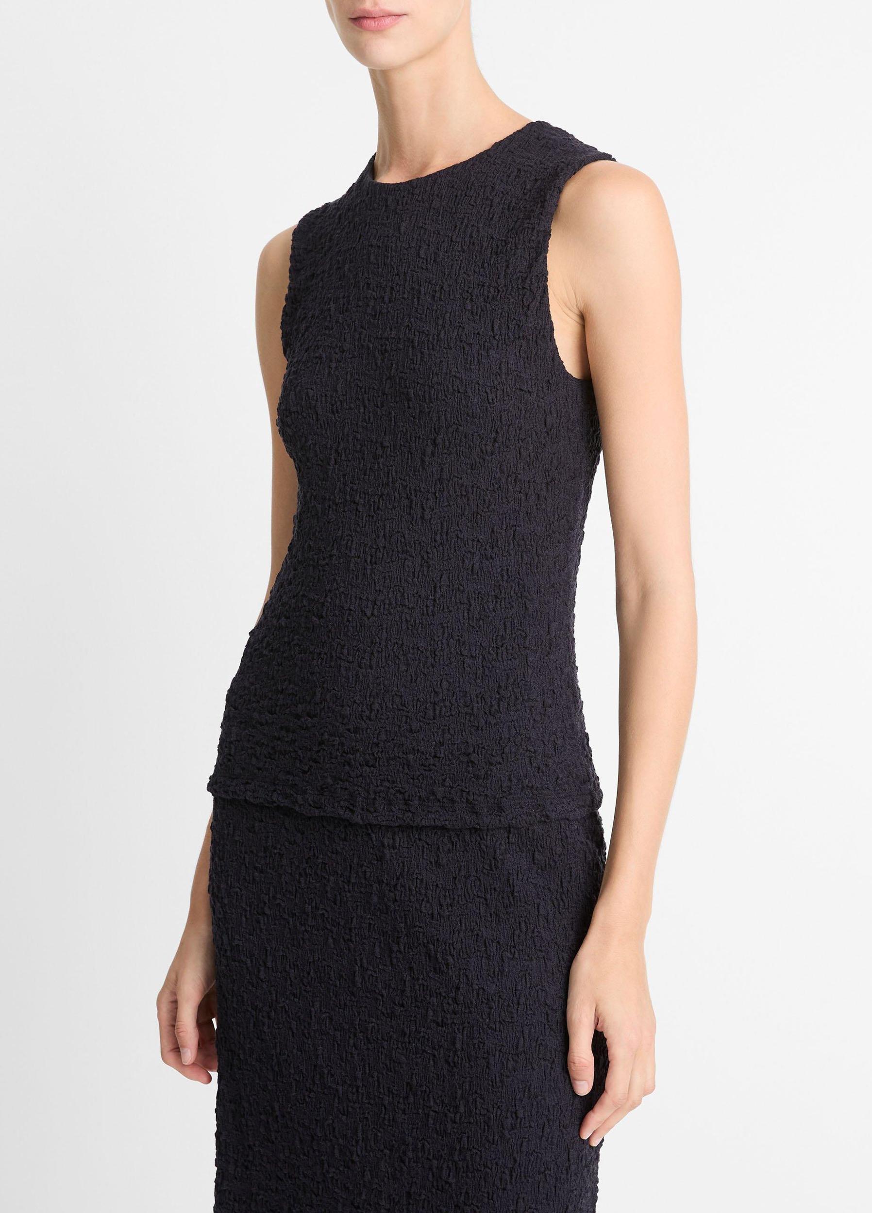 Smocked Cotton-Blend Shell Product Image